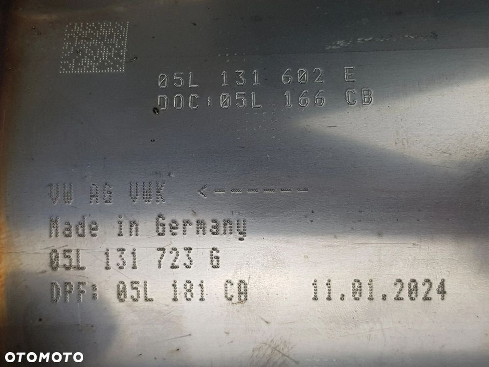 NOWY ORYGINALNY Filtr cząstek stałych DPF Volkswagen Golf VIII 2.0 TDI - 11