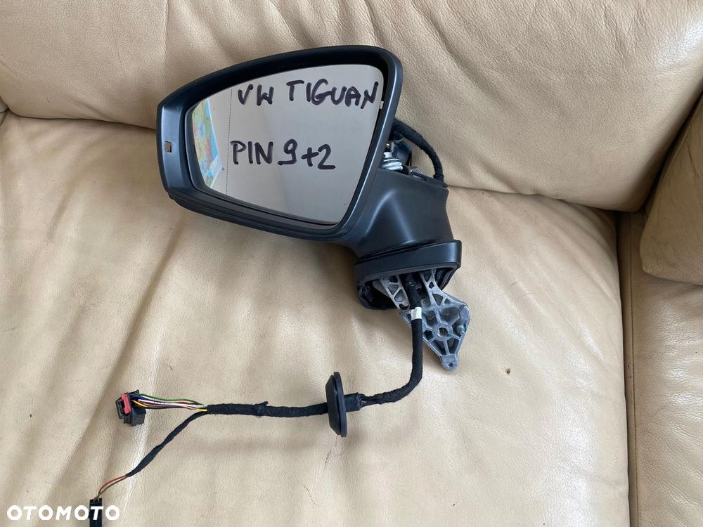lusterko lewe volkswagen tiguan 11 pin 9+2 2021 - 1
