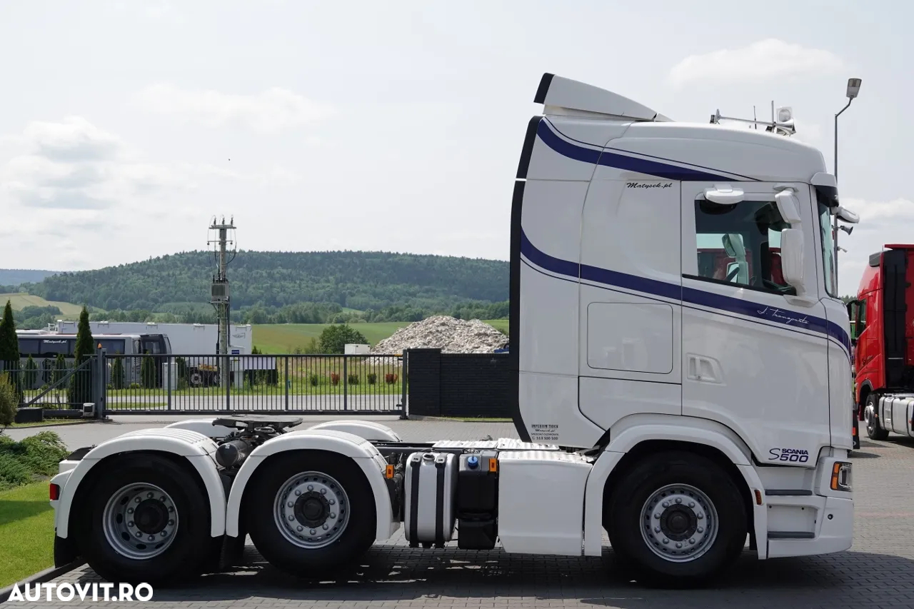 Scania S 500 / 6x2 / PUSHER / RETARDER / I-PARK COOL / FULL AIRMATIC / AXIE DE RIDICAȚIE ȘI DE DIRECȚIE / DMC 70.000 KG / OPTICRUISE + AMBRAYAGE / EURO 6 / CONTRACTUL DE SERVICE - 8