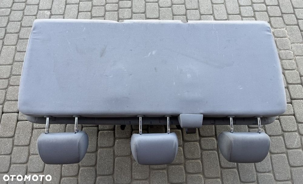 KANAPA ŁAWKA TRÓJKA 3 RZĄD TYŁ FOTEL TAPICERKA MATERIAŁ L LLL VW T5 LIFT T6 CARAVELLE TRANSPORTER EU - 6