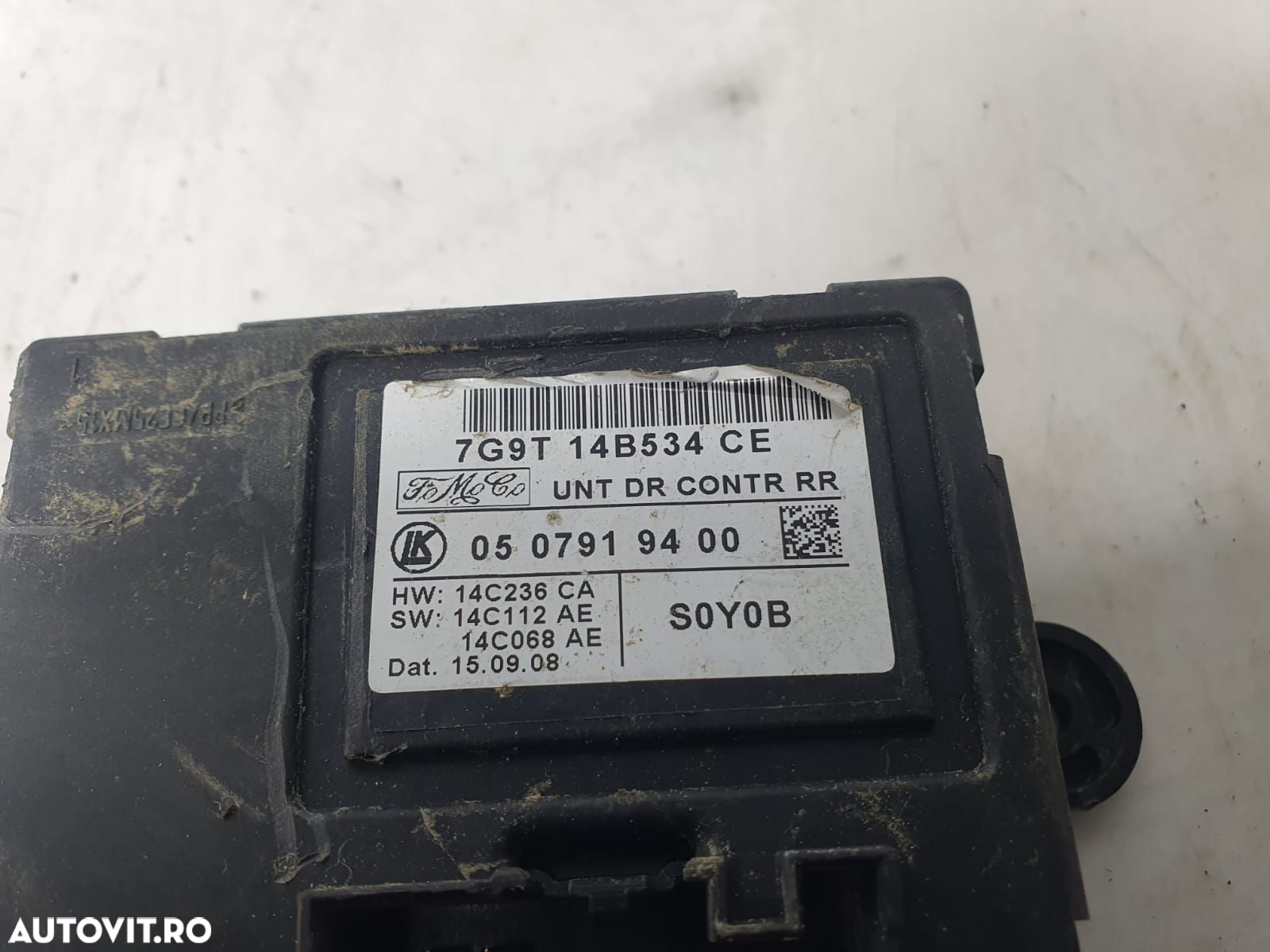 Modul usa stanga spate 7g9t14b534ce Volvo XC60 1  [din 2008 pana  201 - 3