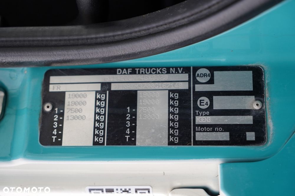 DAF CF 290 / 4X2 / SOLÓWKA / FIRANKA 8 M / WINDA DHOLLANDIA / MOCNA PODŁOGA / EURO 6 - 36