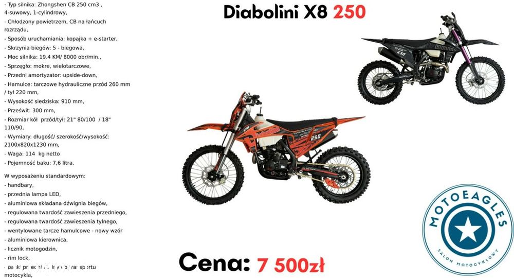 Diabolini X8 250 CC - 15
