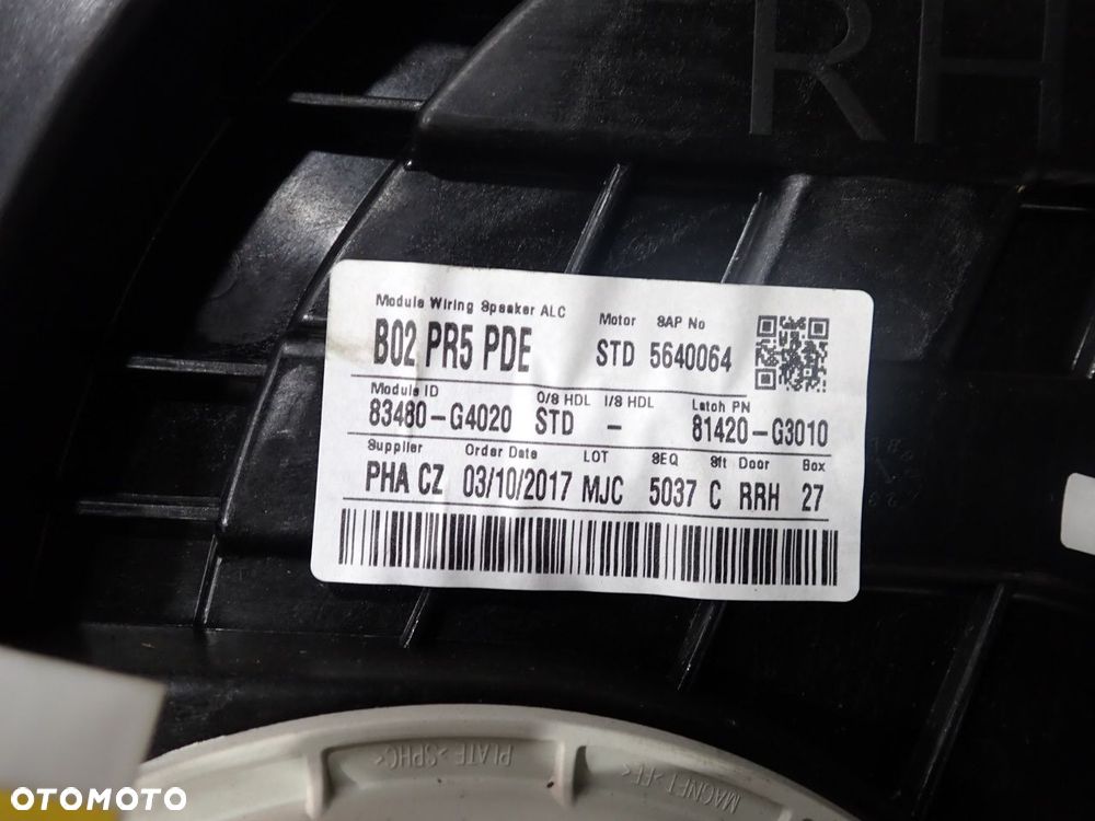 PODNOŚNIK SZYB PRAWY TYŁ HYUNDAI I30 III KOMBI - 2