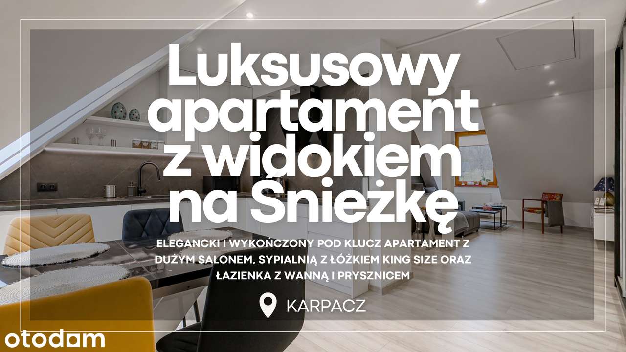 Luksusowy apartament z widokiem na Śnieżkę | Gotowy pod wynajem