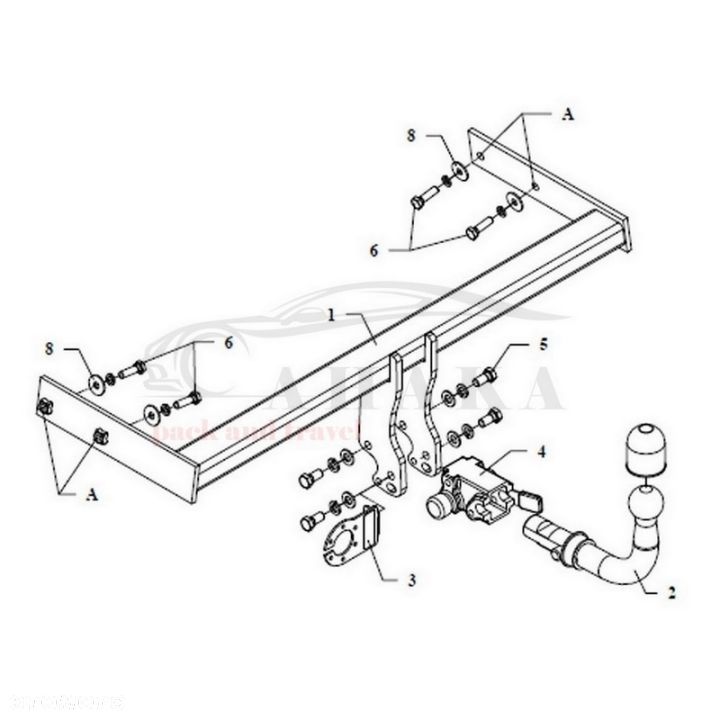 Hak Holowniczy Automat Do Volvo S80 Sedan 2006-2016 - 3