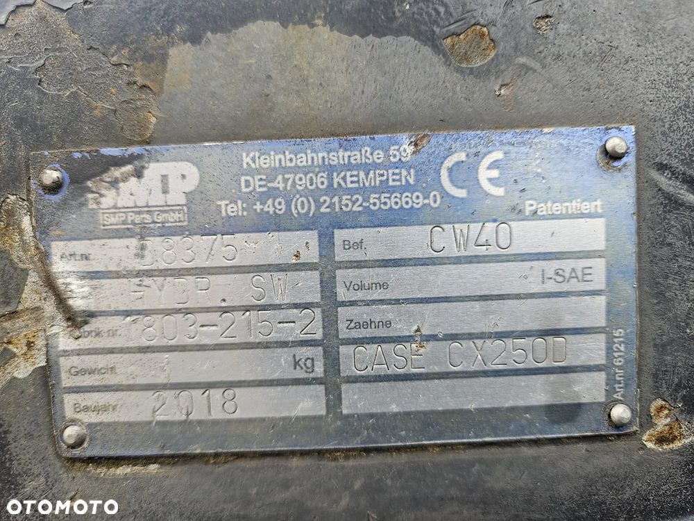 Caterpillar SZYBKOZŁĄCZE VERACHTERT CW 40 CW40 CW 30 CAT KOMATSU VOLVO CASE LIEBHERR - 9