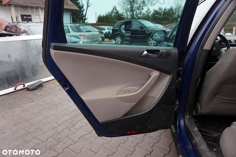 DRZWI TYLNE LEWE PASSAT B6 KOMBI LA5E  GRANATOWY VOLKSWAGEN 2005-2010 - 9