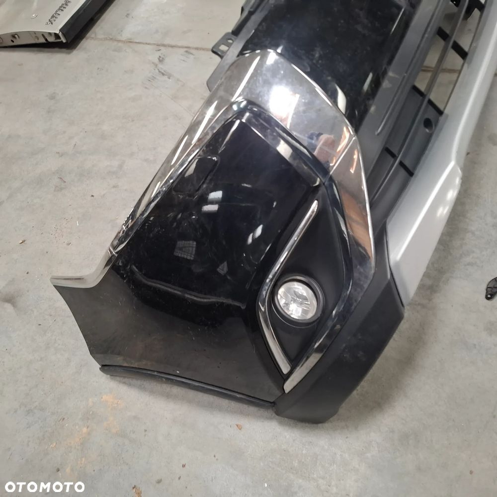 MITSUBISHI OUTLANDER III 3 15- LIFT ZDERZAK PRZÓD KOMPLETNY CHROMY x42 czarny w kolor demontaz - 10