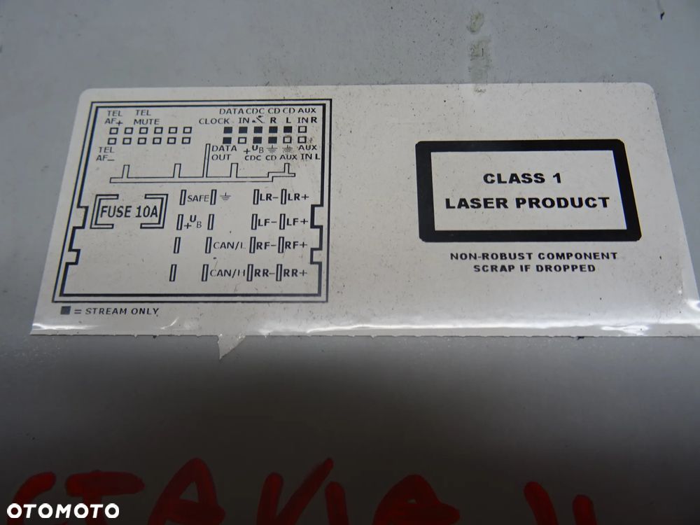 SKODA OCTAVIA II 04-08 VRS RADIO CD - 4