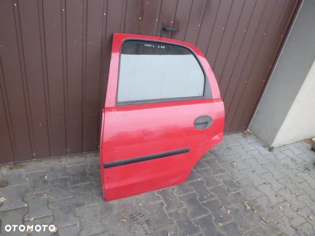 DRZWI LEWY TYŁ LEWE TYLNE KOMPLETNE OPEL CORSA C Z573 - 6