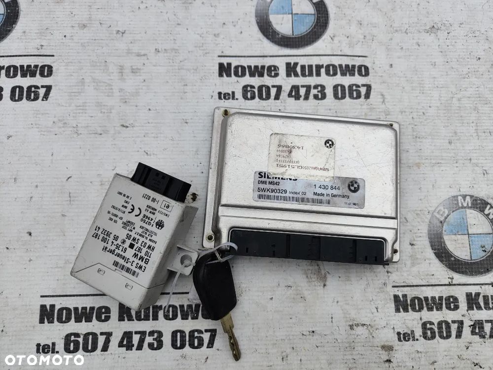 BMW E39 E46 E38 Sterownik silnika zestaw startowy M52 2.8i 2.5i Automat - 1
