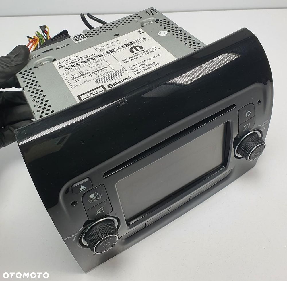 RADIO CD RADIOODTWARZACZ PEUGEOT BOXER III 07356838760 - 2