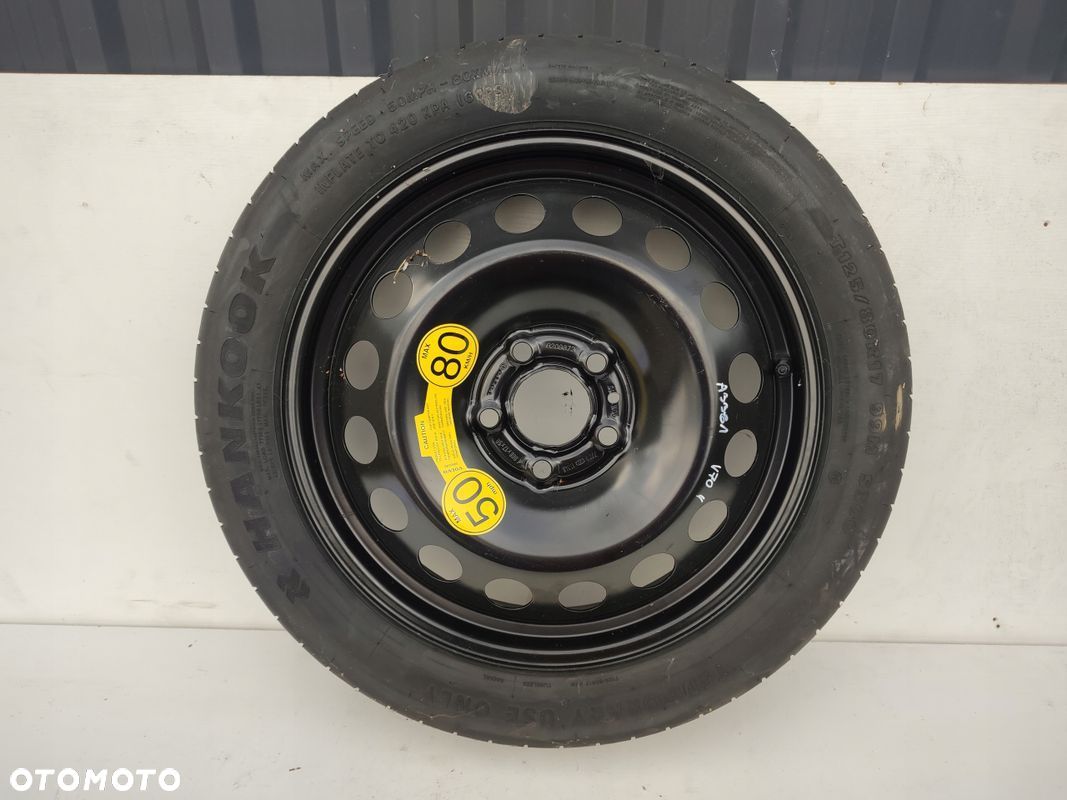 Koło dojazdowe VOLVO V70 II 125/80/17 ORYGINAŁ - 1