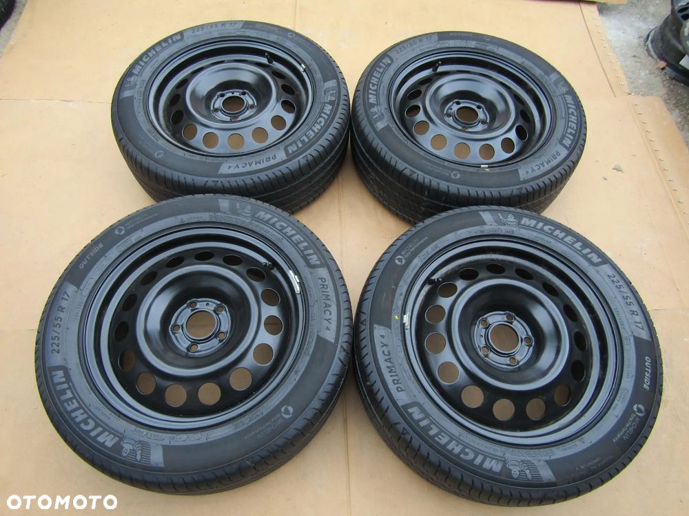 4x Felgi Stalowe  KOŁA 17 Toyota Proace II Peugeot Traveller Expert IV Partner III 7 j 5x108 ET46 piasta 65,1 mm + Opony 225/55 17 Michelin Letnie - 3