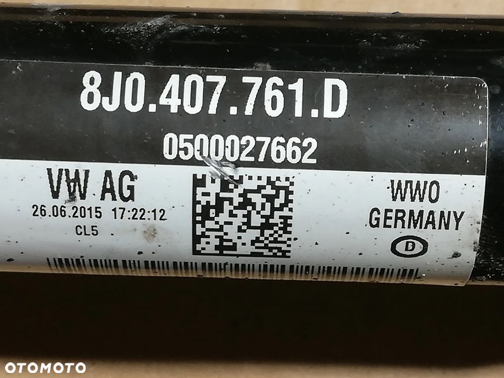 PÓŁOŚ prawa przód lewa prawa AUDI TT 8S 2.0 TDI 8J0407762H - 3