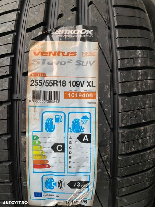 vand 2 anvelope 255/55/18 hankook de vară cu runflat nou - 2