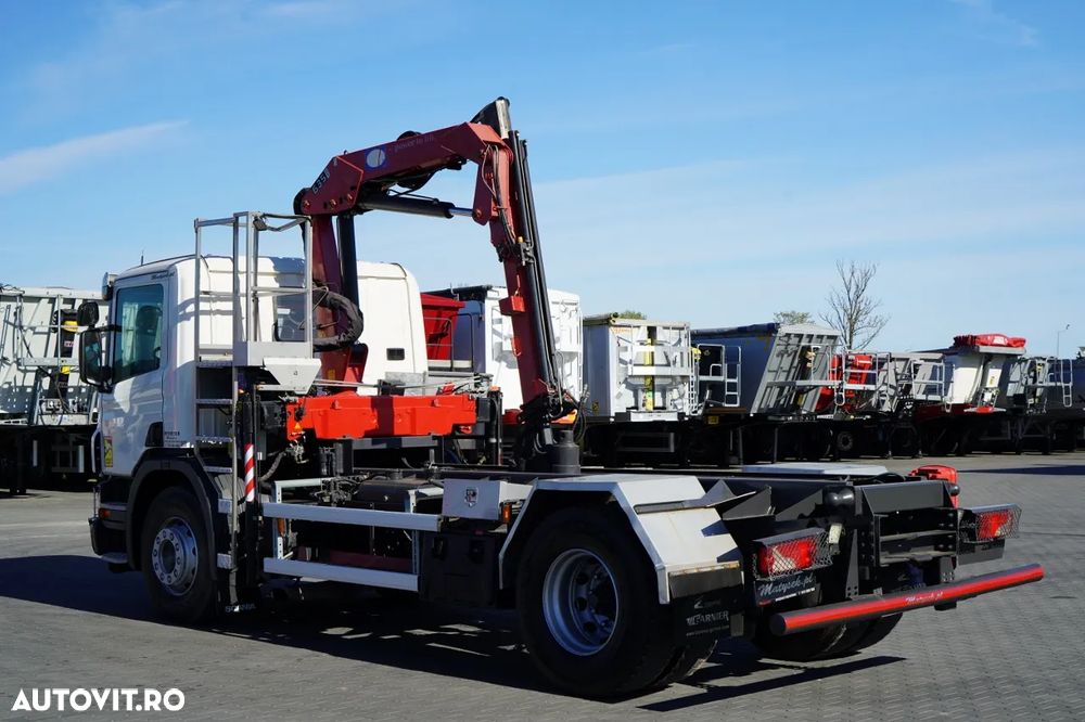 Scania P 250 / 4X2 / CILINDRU BASCULABIL / + HDS HMF 635 K2 / EXTENSIE MAXIMĂ 7 M / RADIOCOMANDĂ / ROTARE / EURO 6 - 11