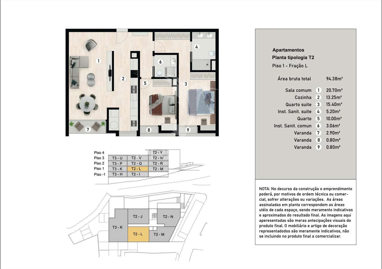 Apartamento T2 - no Centro Caniço - Grande imagem: 3/21