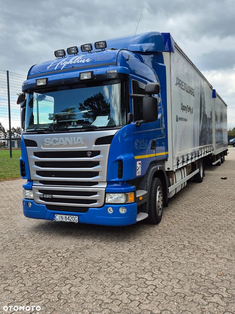 Scania G420HPI ZESTAW PRZESTRZENNY 120m³ 38Epal 2x7,7m- wzorowy stan! - 22