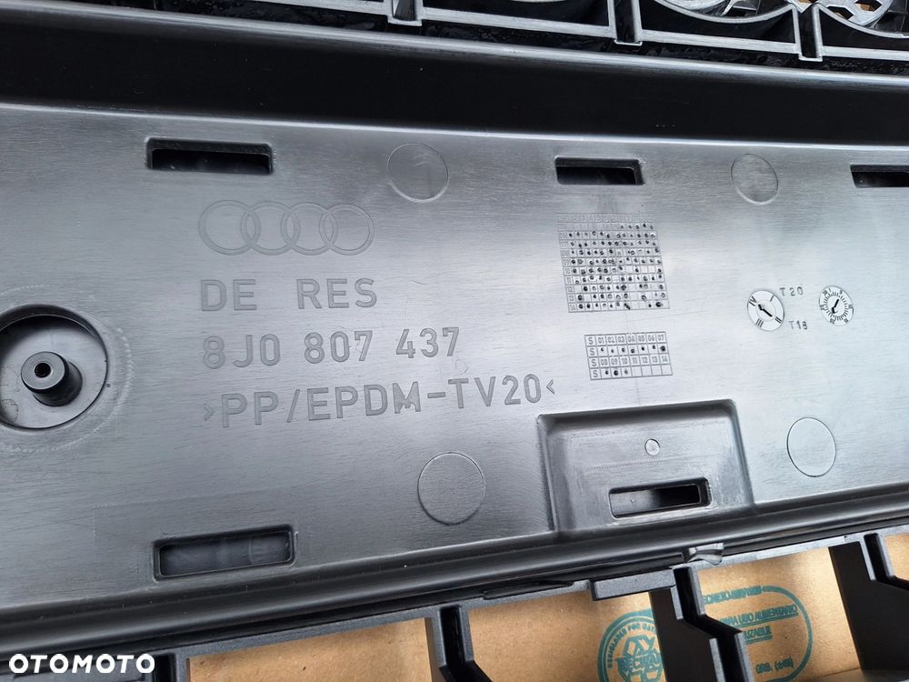 AUDI TT 8J 06-14 IDEAŁ ORYGINAŁ NOWY! ZDERZAK PRZÓD PRZEDNI+GRILL WYSYŁKA 24H - 15