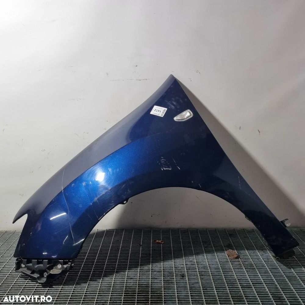 Aripa Stanga Fata Dacia Sandero 2 2012 - 2016 4 Usi Bleu Cosmos TERPR (1472) - 1