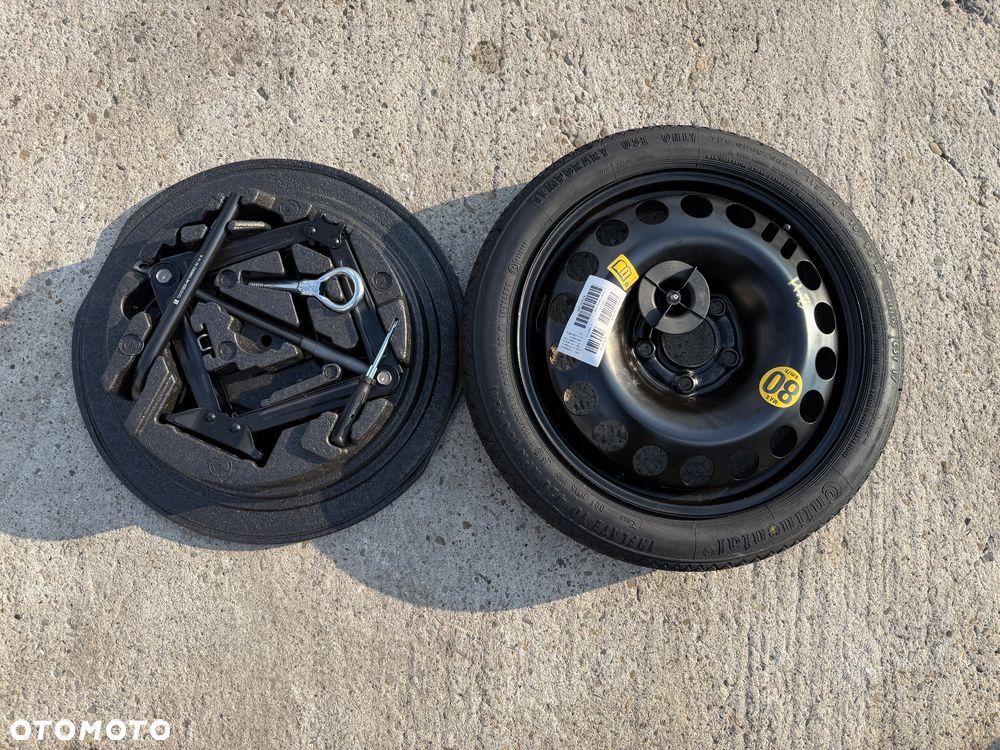 OPEL MERIVA B ZAFIRA B ASTRA III KOŁO DOJAZDÓWKA ZAPAS  5X110 16'' ZESTAW NAPRAWCZY - 1