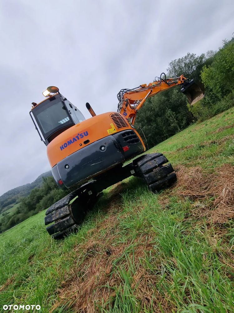 Komatsu Koparka Gąsienicowa 8 ton PC80MR-3 z Norwegii jak Nowa 2017rok 3100mtg 3x ramie łamane Klima ser.DEKRA pompa paliwa centr. smarowanie - 25