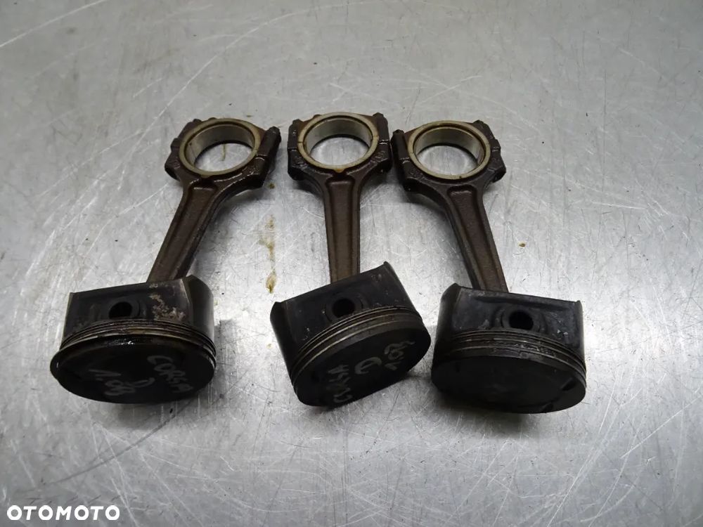 OPEL CORSA D 1.0 06-10 A10XEP TŁOK KORBOWÓD TŁOKI - 2