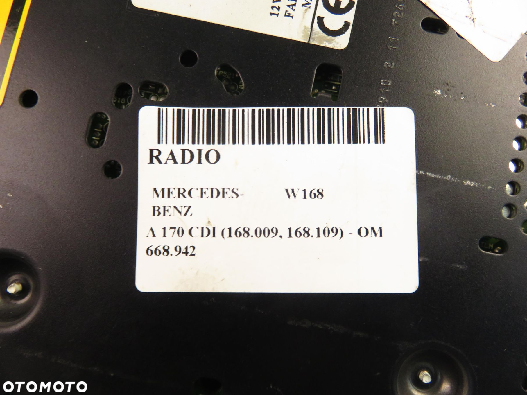 RADIO KASETA  MERCEDES-BENZ W168 1708200386 ROZKODOWANE - 11