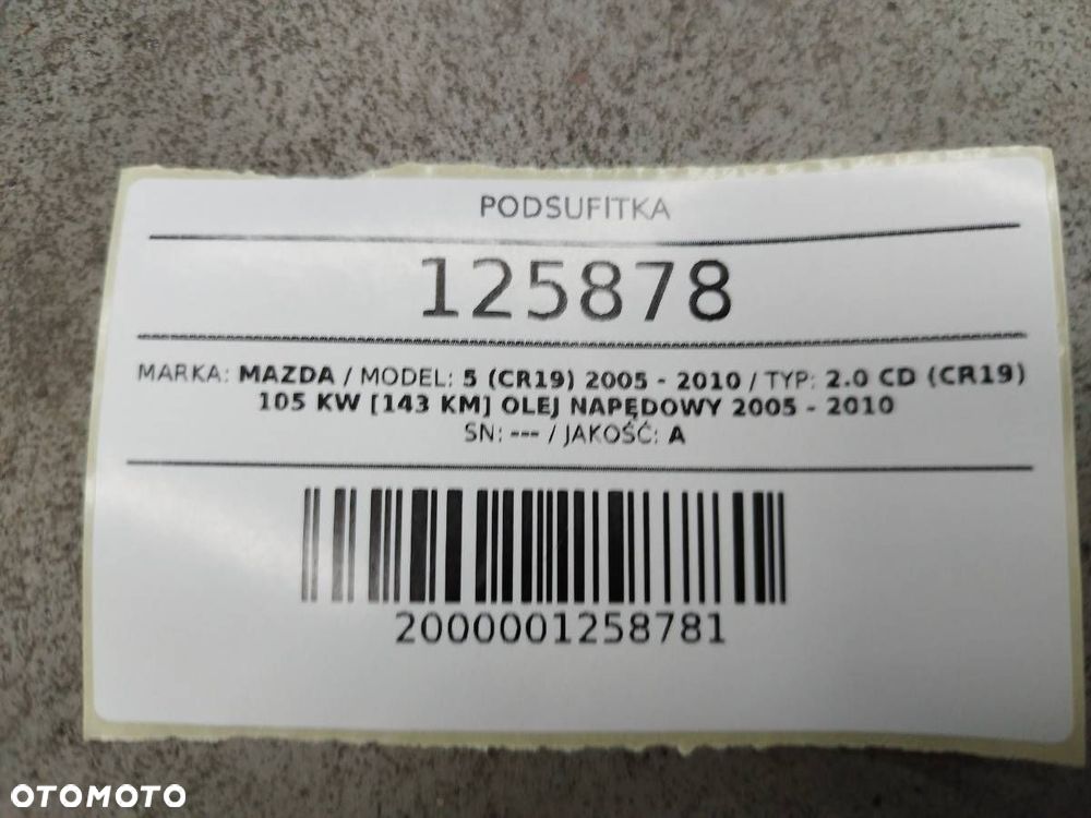 PODSUFITKA FORD TRANSIT COURIER  ET76F51916 2018-2022 - 7