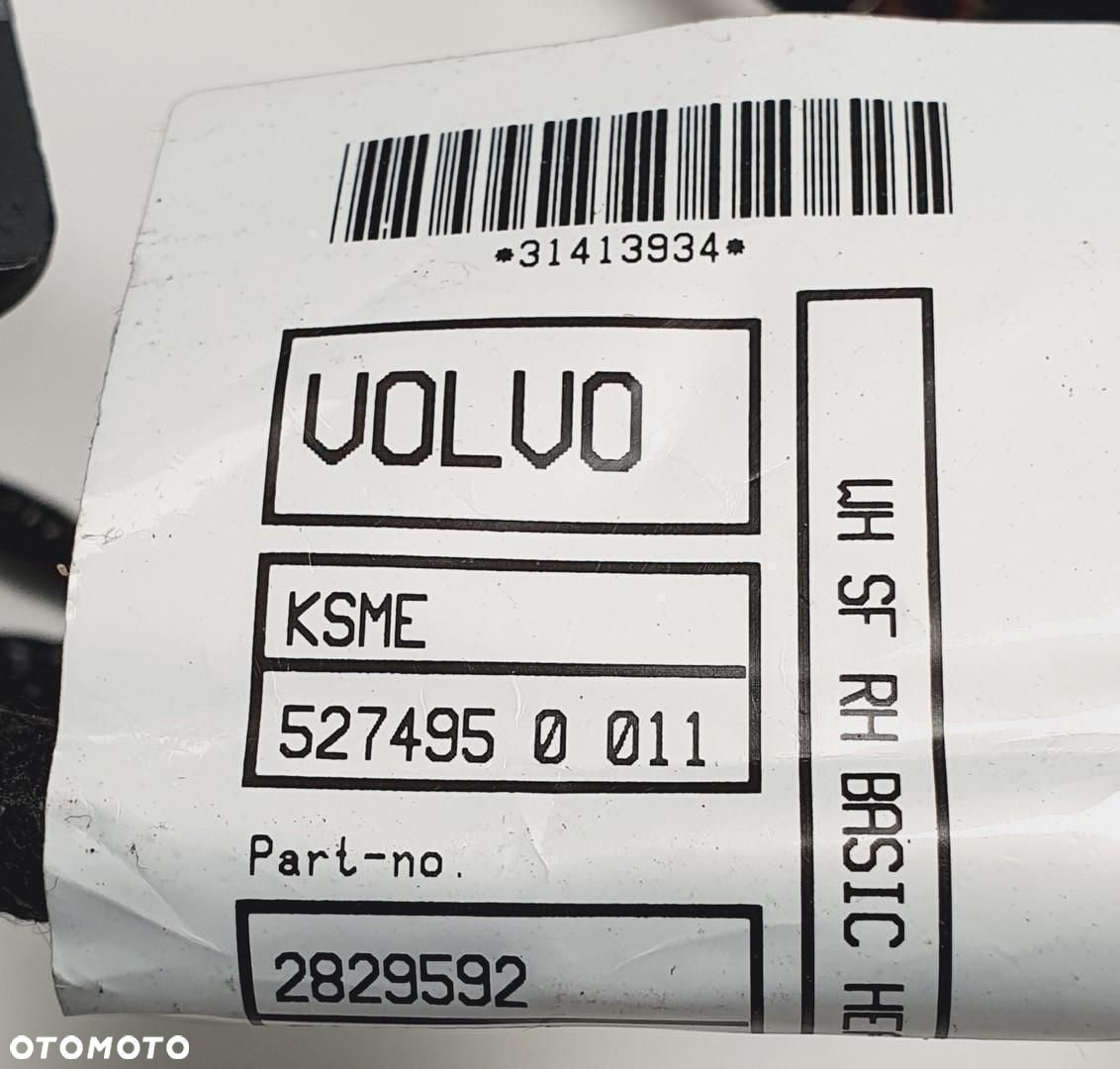WIĄZKA INSTALACJA FOTELA PRAWY PRZÓD VOLVO S60 II - 2