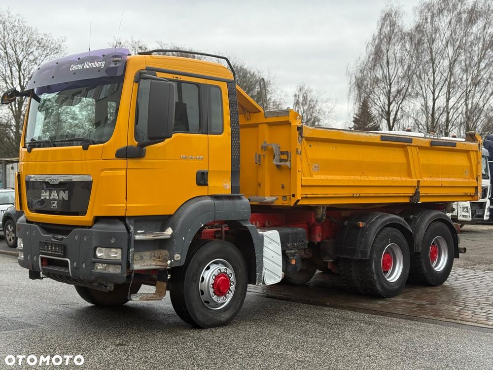 MAN TGS 26.400 / 6X6 HYDRODRIVE / MANUAL / MEILLER KIPPER 3-STRONNY / BORDMATIC Z NIEMIEC - 1
