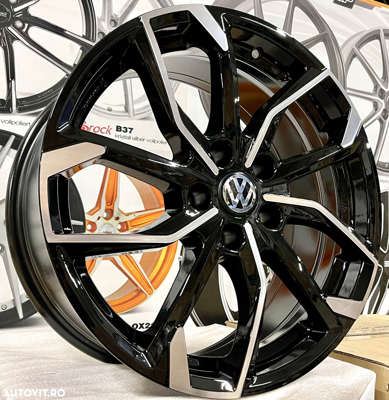 Jante Vw Passat, Arteon, Scirocco, Tiguan, Sharan, Golf 7,8, noi, 18 inch - 3