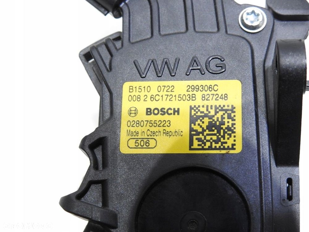PEDAŁ GAZU POTENCJOMETR VW POLO V 1.4 TDI - 7
