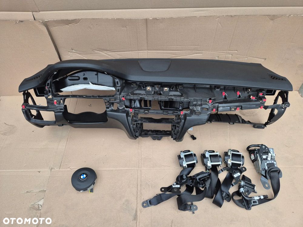 BMW X5 F15 M-PAKIET PODUSZKI KONSOLA PASY AIRBAG KOMPLET ORYGINALNE - 1