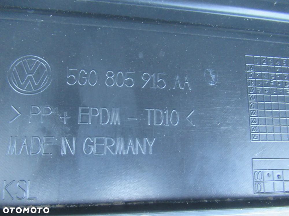 ZDERZAK PRZEDNI PRZÓD VW GOLF VII 7 LIFT GTI GTD 5G0 5G0807221LS 2016-2020 - 31