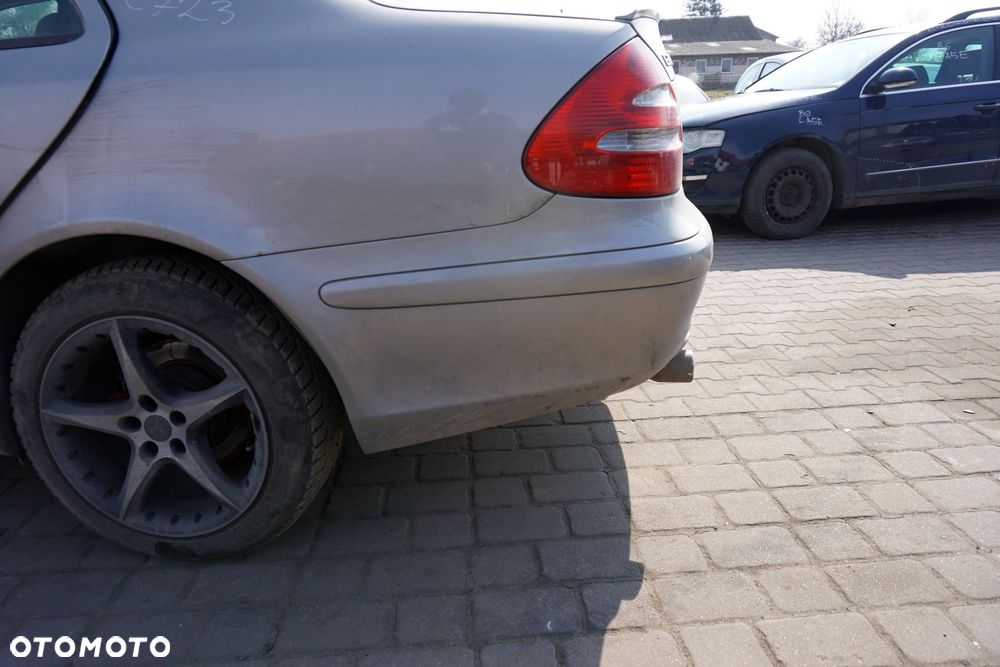 ZDERZAK TYLNY E-KLASA W211 SEDAN 723  SREBRNY CUBANITE MERCEDES 2002-2006 - 5