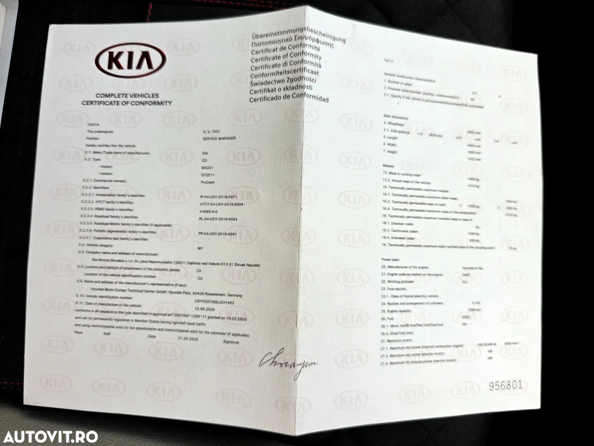Kia Pro Ceed ProCeed 1.6 CRDi DCT7 SCR GT LINE - 35