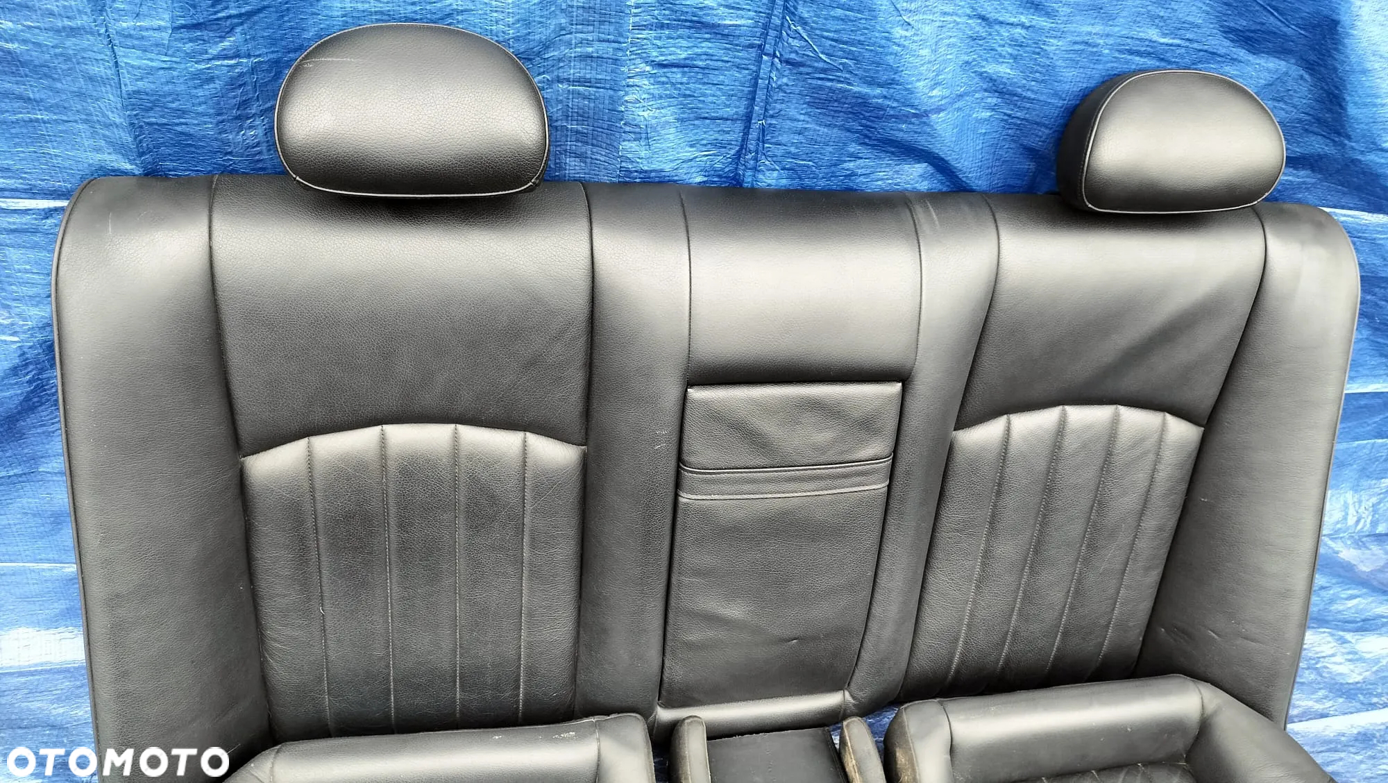 TAPICERKA WNĘTRZE SKÓRA KOMPLET FOTELE KANAPA FOTEL LEWY PRAWY PODGRZEWANY GRZANY TUNEL ŚRODKOWY PODŁOKIETNIK CZARNY DREWNO DEKORY MERCEDES CLS W219 C219 - 10
