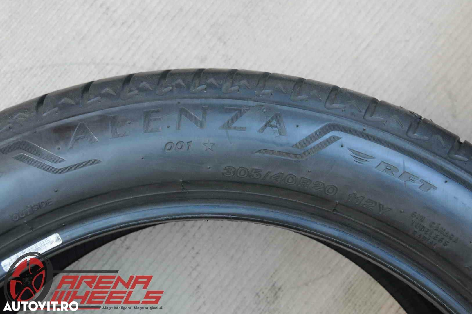 Anvelope Vara 20 inch Bridgestone Alenza Runflat 275/45 R20 305/40 R20 - 7