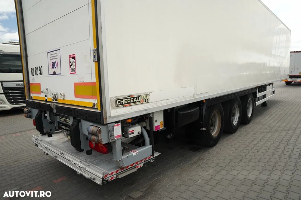 Chereau / REFRIGERAT / TRANSPORT VECTOR 1950 MT / MULTIMEMBRE / AXĂ RIDICATĂ / RIDICARE 2.500 KG / OBLOANĂ - 13