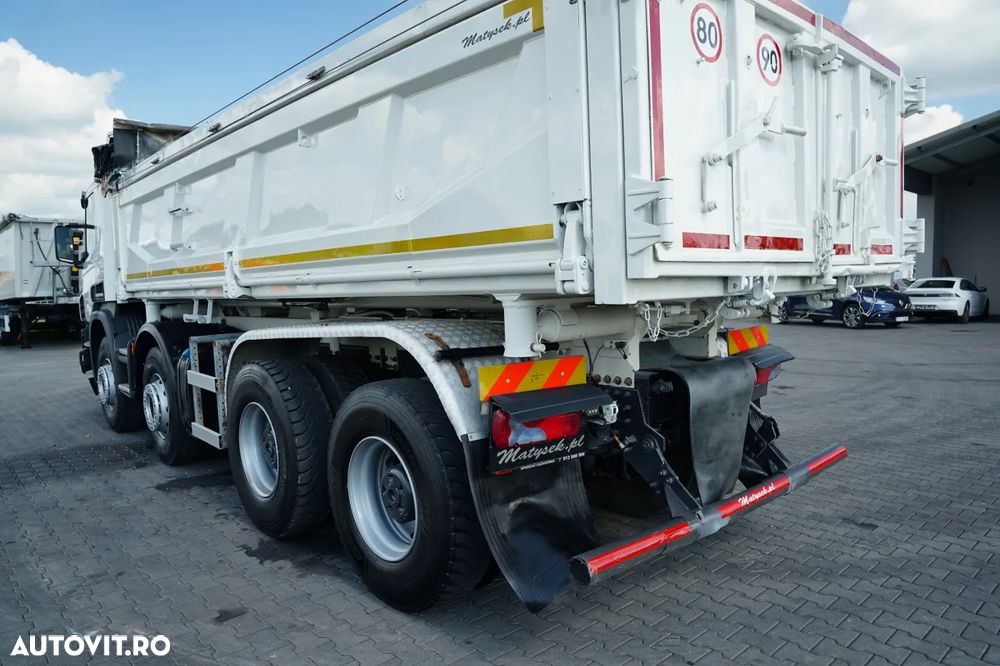 Scania P 440 / 8x4 / BASCULATOR 2 LATERAL / HYDRODOXY / BORDMATIC / / EURO 5 EEV - 19