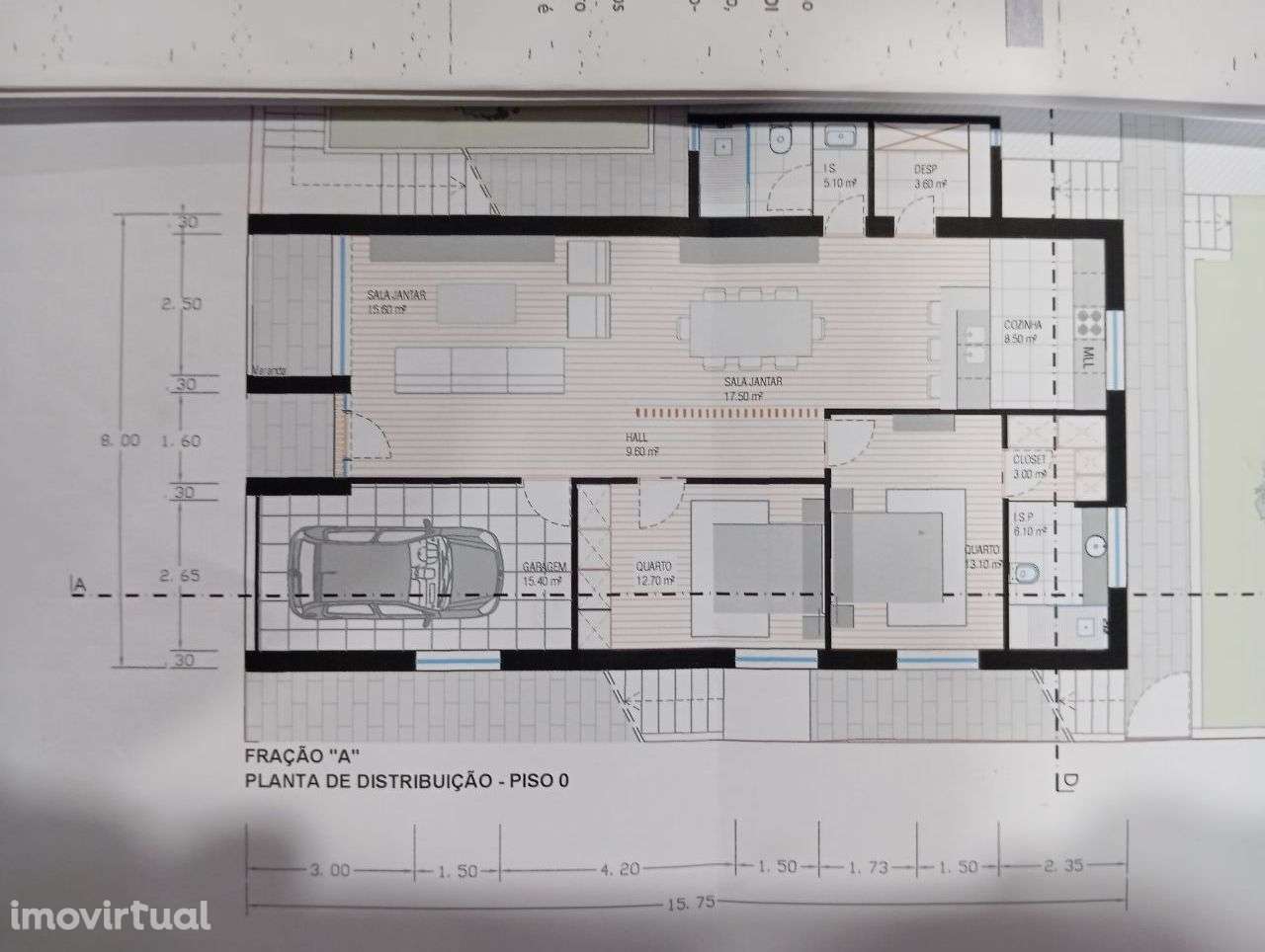 Andar de Moradia T2 em Quinchães, Fafe - Grande imagem: 3/4
