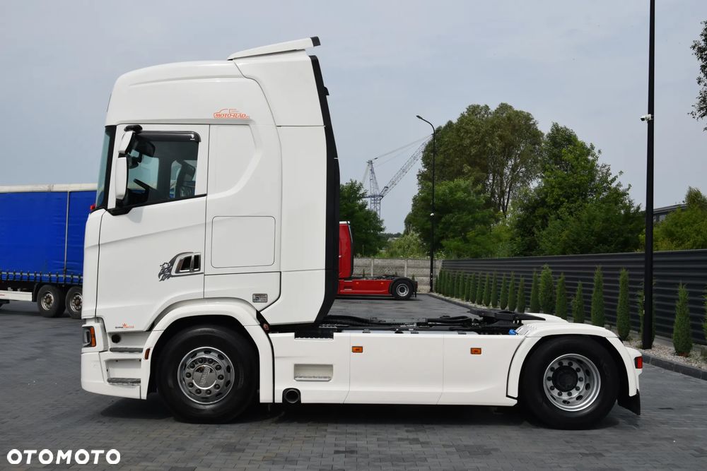 Scania 500S / FULL AIRMATIC / HYDRAULIKA / RETARDER / KLIMATYZACJA POSTOJOWA / ACC / KLIMA / 2 ZBIORNIKI PALIWA / FULL LEDY / FULL SPOILERY / SERWISOWANA / SPROWADZONA - 8