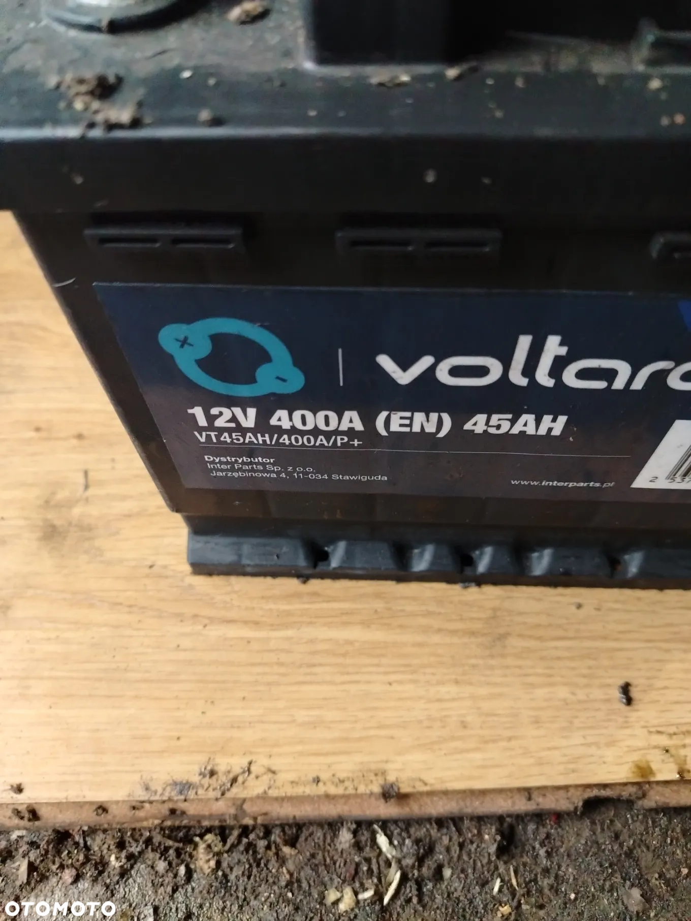 AKUMULATOR  VOLTAR 12V 400A 45AH  DO BENZYNY - 2