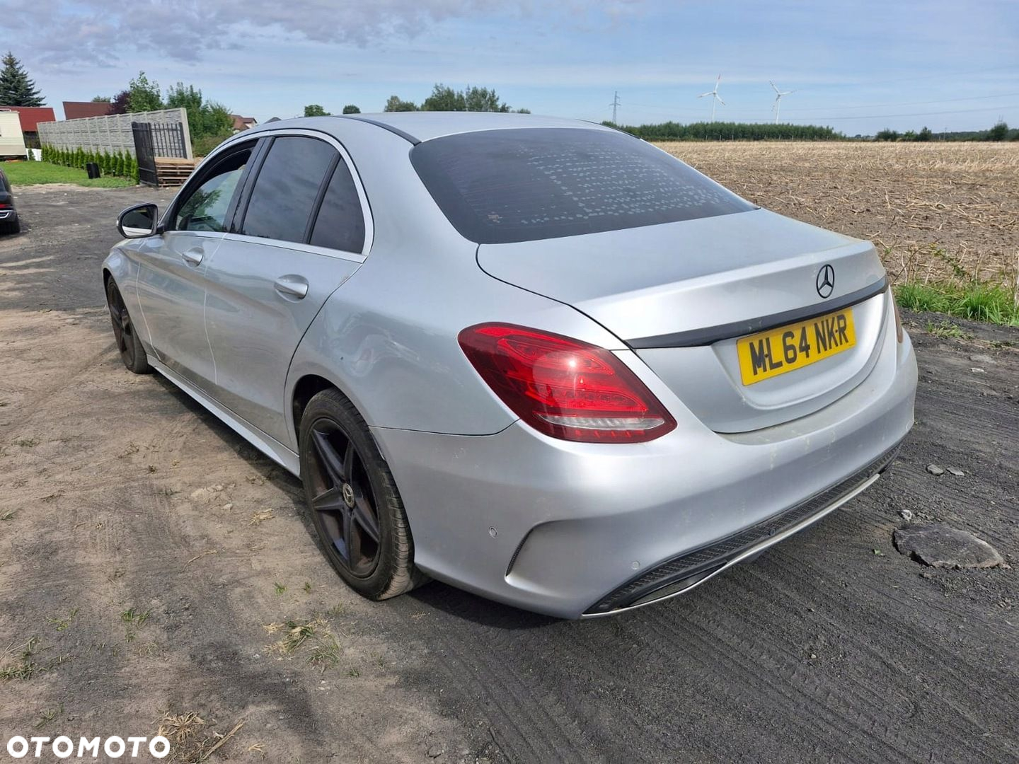 MERCEDES 205 amg kompletny zderzak z czujnikami kolor 775 - 2