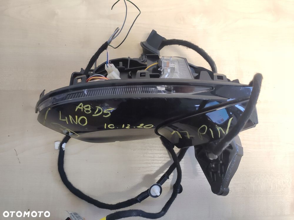 audi a8 d5 stelaż lusterko prawe 15 pin 4n1857528b - 2