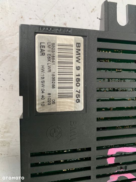 MODUŁ STEROWNIK ŚWIATEŁ LCM 9180756 BMW E60 E65 - 3