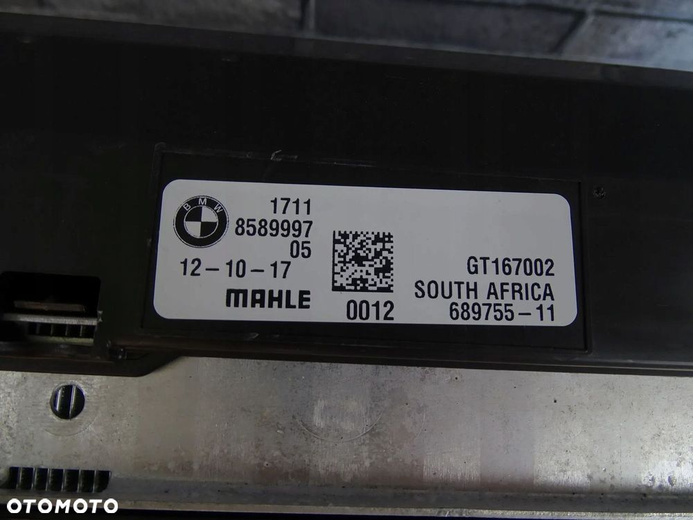 BMW X3 G01 X4 G02 CHŁODNICA KOMPLET CHŁODNIC 2.0D WENTYLATOR DIESEL - 9